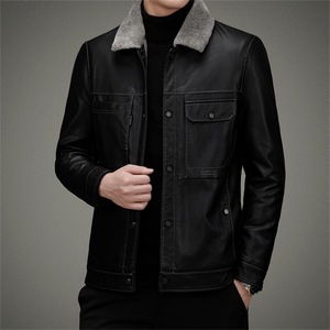 AW2208钱塘2020-3秋冬季厚款中年男士商务休闲羽绒夹克外套P205图片
