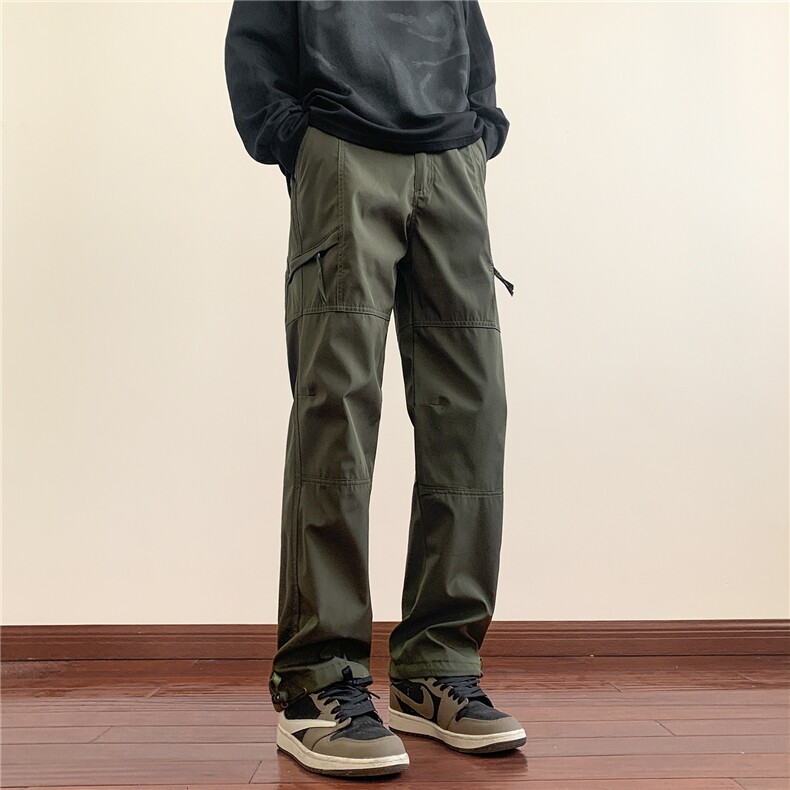 得物直播防水机能裤男士休闲冲锋裤多口袋工装裤K10022-特P40图片