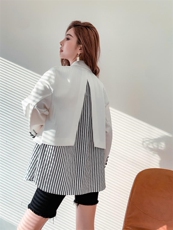 【现货】春季新款显瘦拼接款小西装，女装西装，主莱依