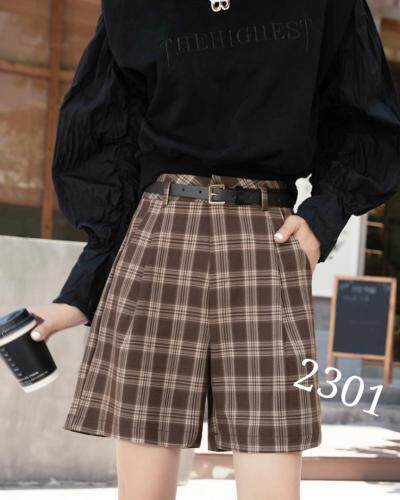秋季新款格子五分短裤，其它，帝瀛 DY