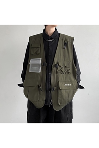 休闲马甲男 宽松工装百搭ins潮流机能风M101-P45图片