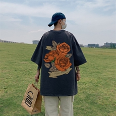 印花棉T280克直播供货220克重磅精品棉XZ301B-JB5116-P28，男装T恤，星座301B
