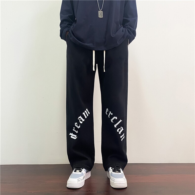 k820-p55-控78拉链黄泥牛仔在高阶宽松大码牛仔裤cityboy,男装牛仔裤,星座116