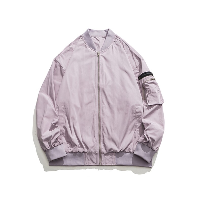 新款飞行夹克男美式复古棒球服外套高街潮牌CYJK9271 P-75控价109图片