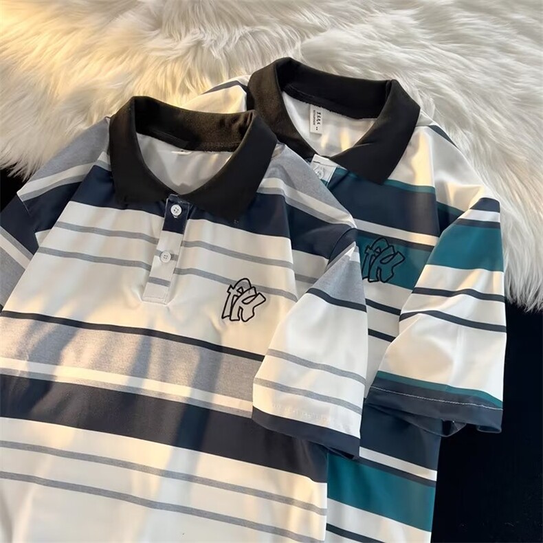 男春季polo潮流时尚休闲短袖T92P28图片