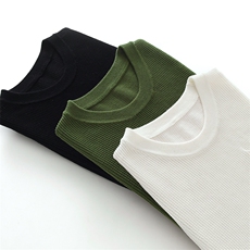 2025夏季新款纯棉短袖男圆领宽松休闲T恤薄款针织打底衫上衣，男装T恤，牧绒家园高端店