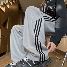 秋季新款美式运动条纹设计宽松休闲卫裤B315-K24269-特p40控78，男装休闲裤，电商B315