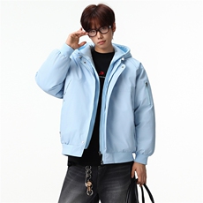 新款冬季大码羽绒棉服棉袄连帽假两件韩版宽松外套A436-2583-P95，男装棉衣，电商A436