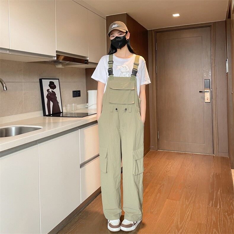 情侣装工装裤春夏季连体衣背带裤男女休闲裤图片