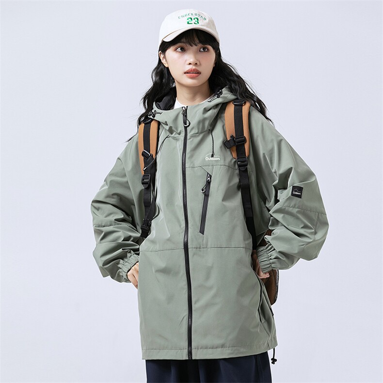 秋季高品质中性风潮流冲锋衣时尚简外套夹克CYJK9267P-75控价129,男装夹克,电商A128