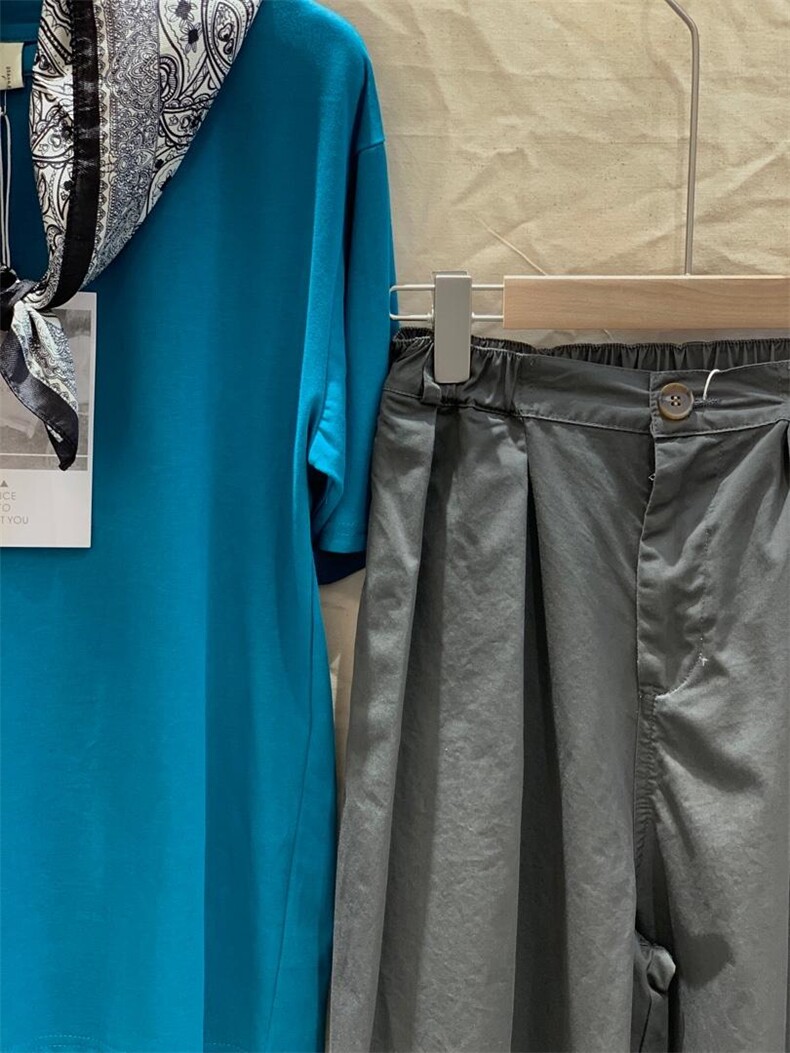 多色复古短袖T恤，女装T恤，25Ann·Studio