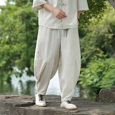 纯亚麻休闲裤风星座815-8611p105，男装休闲裤，星座815（原A203）