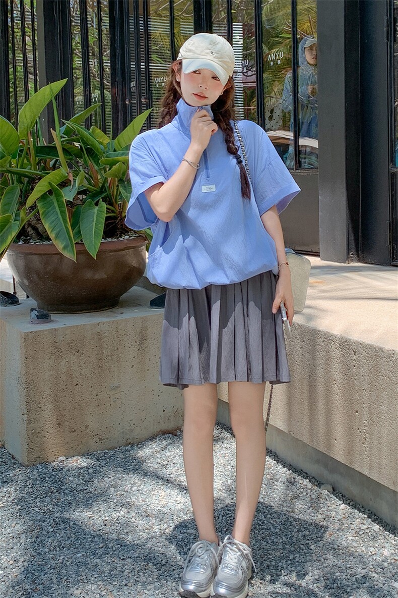 【新款】夏日小清新拼接假两件连衣裙ZB285-1931-P150-K248,女装连衣裙,浙宝285（原212）
