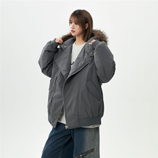 有90绒报告可拆卸毛领羽绒服派克服标90绒78197P268控428，男装羽绒服，星座227-7