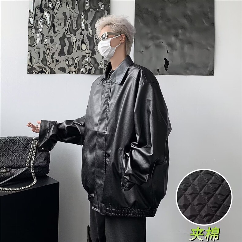 美式秋冬季新款凯美拉皮夹棉外套M8025P80,男装夹克,星座1116-2