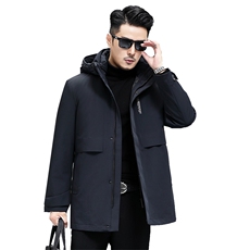 M9031-5钱塘2020-3新款简约冬季厚款商务休闲中年男士羽绒服P293，男装羽绒服，钱塘207-3