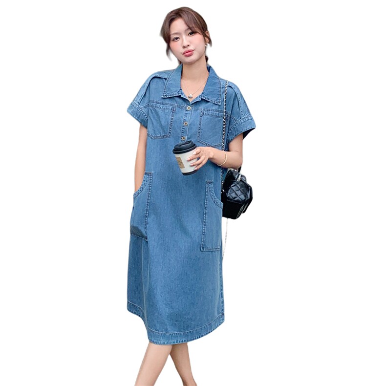 2025年夏季牛仔显瘦连衣裙,女装连衣裙,浙宝二楼018