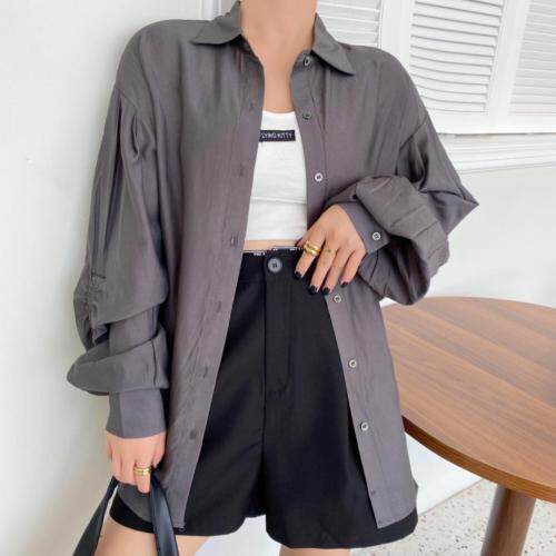 【秋款】现货衬衫，适合早秋，女装衬衫，玲珑颂