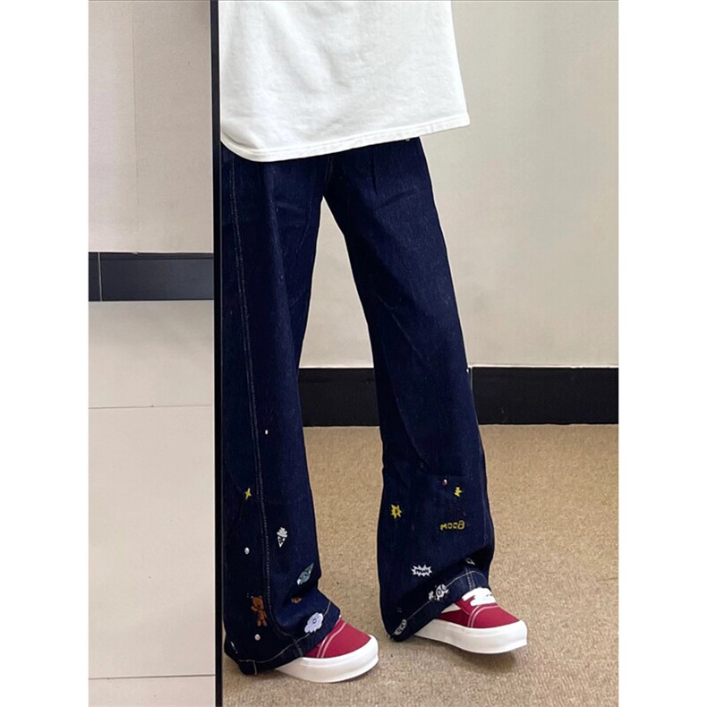 【高质量档口现货特批53量大可谈】男女印花牛仔裤610A-N33102,男装牛仔裤,星座610A