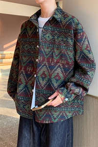 春秋季开衫美式小外套男女同款新款美式夹克XZ102B-1-J271P55图片