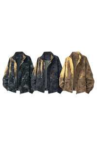美式重磅高品质夹克假两件开衫外套SY8812特P75控158 大码4-8XL+5图片