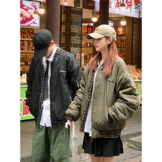 A465-P1082025冬季新款棒球棉服多乐棉男女同款港风棉衣情侣上衣，男装棉衣，星座911