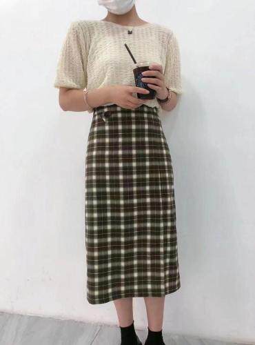 格子裙，其它，DL 迪黎