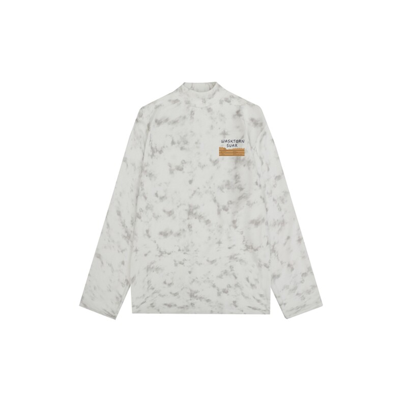 260克重磅扎染德绒半高领打底衫【有货】HD019-DR25249RB-P25图片