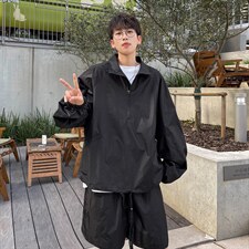 PUF50＋防晒服套装男夏季薄款宽松速干透气五分裤两件套H852P88，男装休闲套装，电商A341