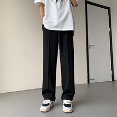 夏季薄款垂感顺滑面料宽松西裤休闲裤男女XZ211-1-K2317-P50，男装西裤，星座211-1