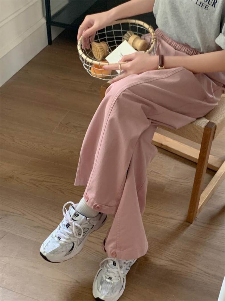 松紧腰直筒裤包容性强，其它，DAP