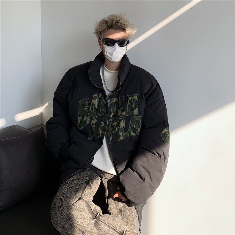 新款棉衣男冬季棉袄外套韩版潮流面包服M8056P88,男装棉衣,星座1116-2
