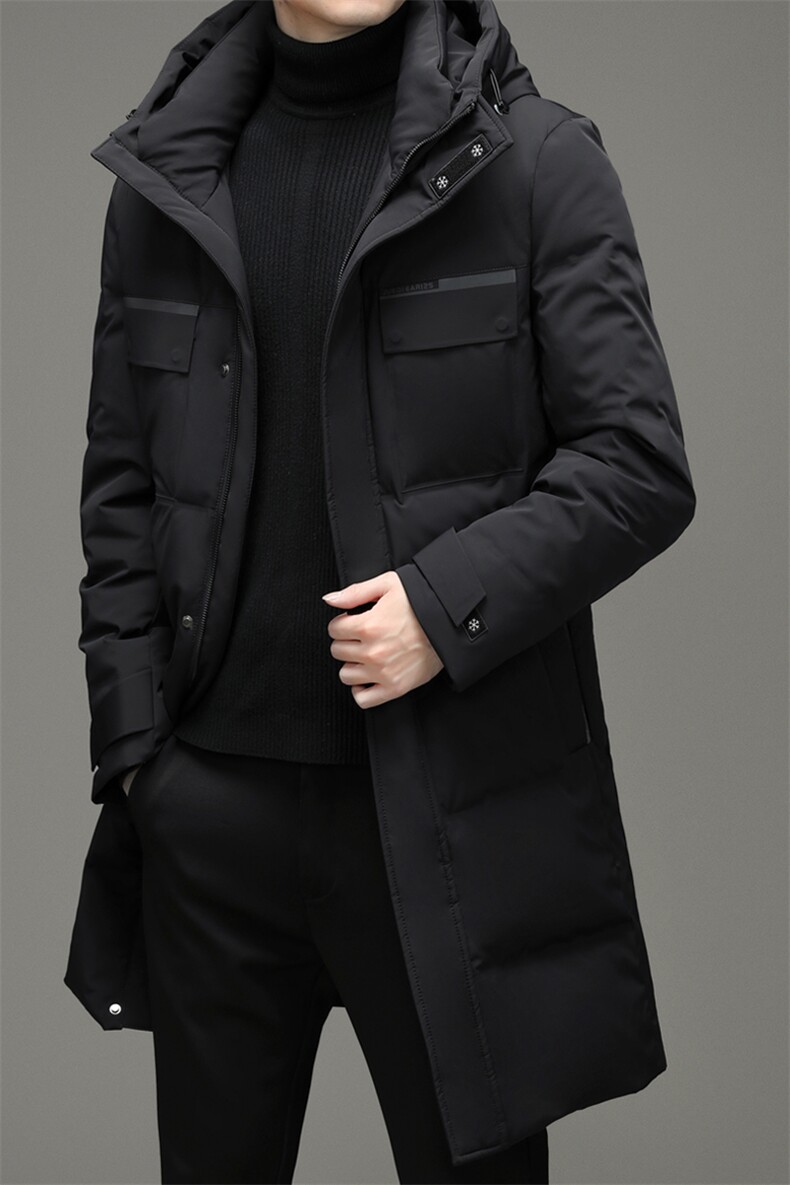 21冬季羽绒服男款羽绒宽松羽绒服连帽长款冬装外套ZELD9838-P410,男装羽绒服,电商B212（原钱塘6029）