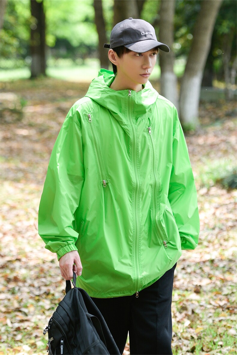 F8888/P50防晒指数UPF50+有报告防紫外线防晒服男外套防晒衣,男装防晒衣,电商A141