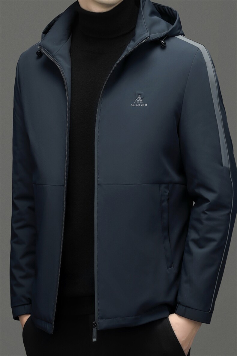 CA101022665钱塘2020-2冬季厚款时尚休闲中年男士连帽羽绒服P205,男装羽绒服,钱塘207-2
