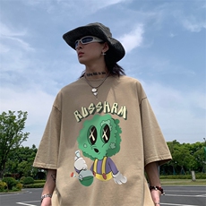 卡通创意印花水洗做旧夏季无袖背心/马甲/坎肩XZ514-2-1315-P38，男装背心/马甲，星座514-2(原B239)