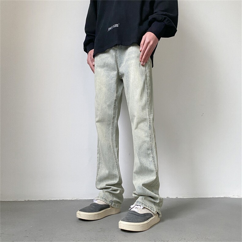 春季品质泥巴黄弹力牛仔裤美潮男女903-OK117-特60（控88）5,男装牛仔裤,星座903