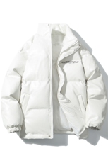 1日系白底鳄鱼纹棉衣男手塞棉夹克PU皮棉服外套男8507P120控158，男装夹克，星座226-2