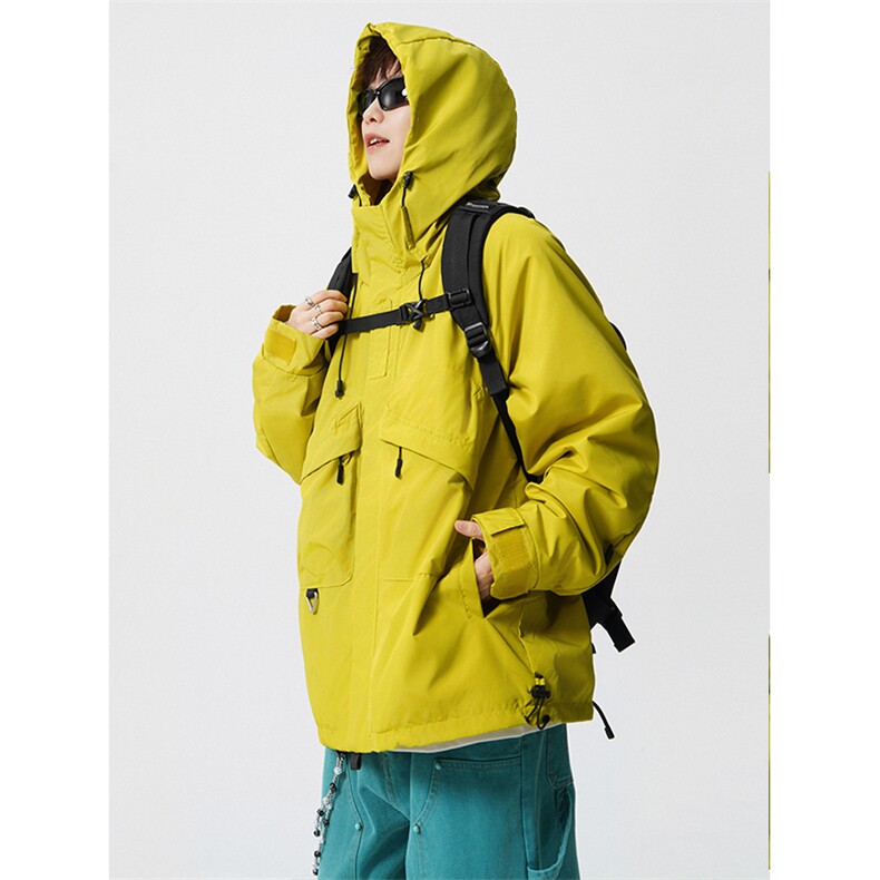 8XL-M特大码冲锋衣防水宽松工装风男夹克外套JK1306P90控118,男装夹克,电商D206-1