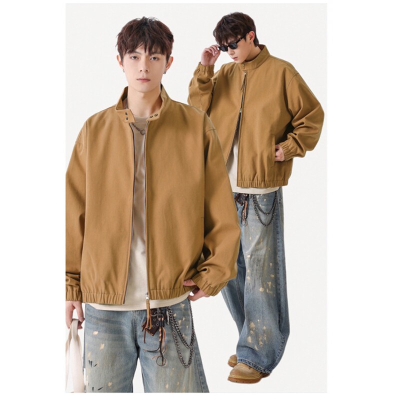 美式复古立领外套男士秋季新款休闲夹克JK02570-P85,男装夹克,星座308B-2
