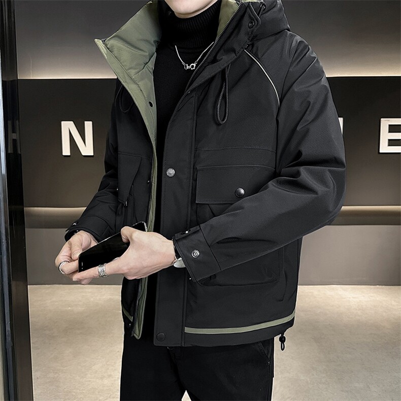 店主风2025年连帽重工机能潮流帅气保暖羽绒服男YR6032-P215,男装羽绒服,电商D240-242