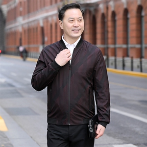 B-N9901男士2023年秋季新款长袖薄款休闲拉链夹克棒球领潮流P73图片