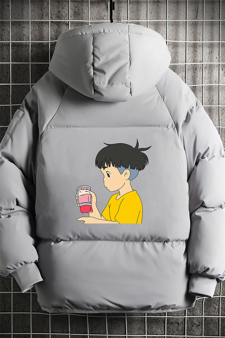 MY16200-P100加厚加绒连帽衣男大码服男面包服男网格挂拍,男装棉衣,电商A040A