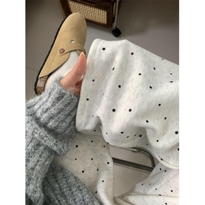 女风 软糯宽松百搭糯米裤-ZK0281-P45 加绒50图片