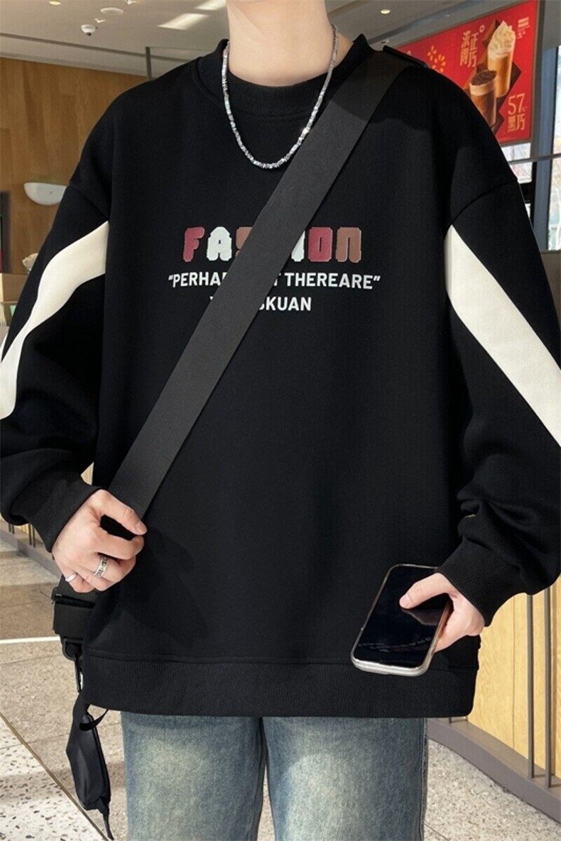 W25202-特P40港风学生青少年外套春秋时尚休闲卫衣男打底衫,男装卫衣,电商D310B