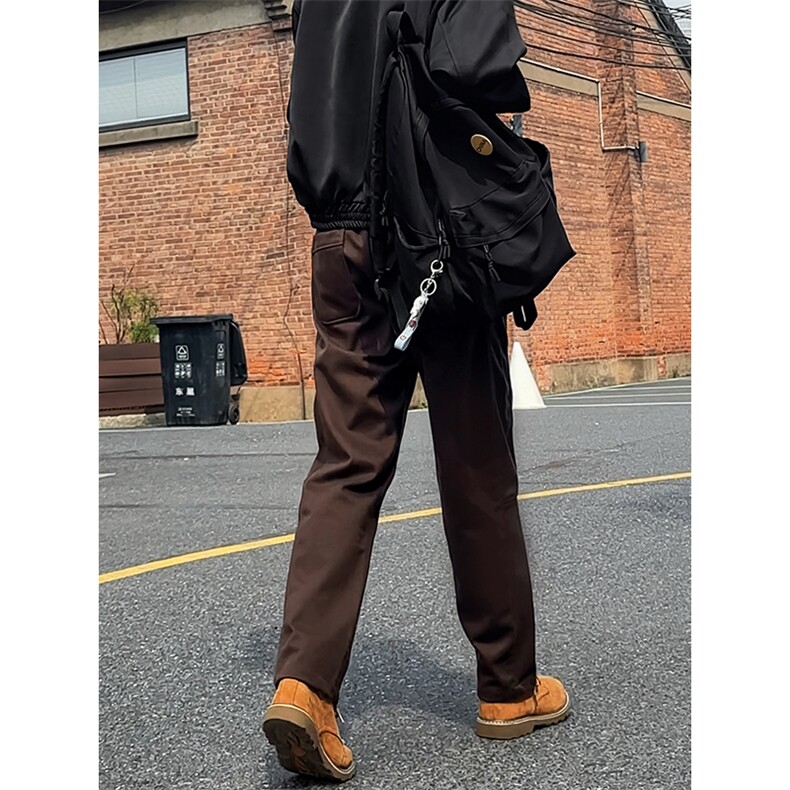 秋冬加厚毛呢小西裤男士休闲裤商务修身直筒长裤子8250/P55/控88,男装西裤,星座1412-2