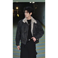 有货DM5052-特批120座山雕立领毛领棉衣棉服，男装棉衣，星座603-2