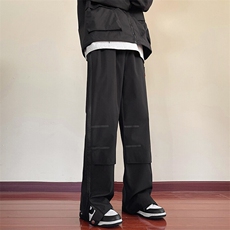 217-2-K2401-P60美式高街黑武士防风防水冲锋裤宽松休闲裤，男装休闲裤，星座217-2