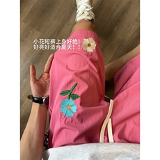 B221美式ins高街宽松多巴胺休闲短裤五分裤LK25560-特P20控39，男装休闲裤，电商B221