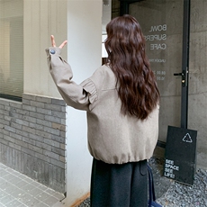 现货新款韩版时尚宽松休闲荷叶边羽绒服90绒外套女减龄白鸭绒上衣，女装派克服，韩然一族